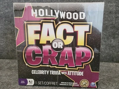 Hollywood Fact or Crap Celebrity Trivia with Attitude Game  - Image 1 of 4