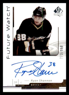 2006-07 SP Authentic #161 Ryan Shannon AU RC /999 (ref 240181) - Image 1 of 2