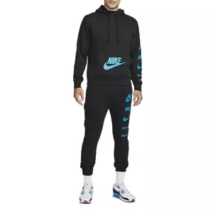 NIKE Mens Full Tracksuit Set Pullover Sweatshirts Hoodies Sports Joggers Bottoms - Picture 1 of 12