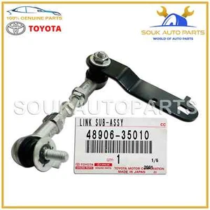 48906-35010 Genuine Toyota LINK ASSY, HEIGHT CONTROL SENSOR, RR 4890635010 OEM - Picture 1 of 4