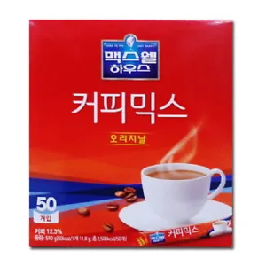 Maxwell House Original Instant Coffee Mix 50 Sticks Ease cut Made in Korea - Picture 1 of 12