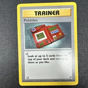 Shadowless Pokedex 87/102 1999 Pokemon Trainer Base Set TCG Card WOTC | LP - Picture 1 of 2