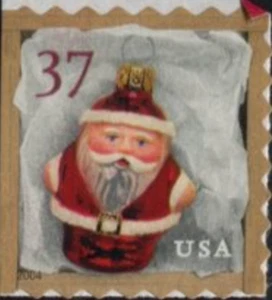US #3893 MNH 2004 Red Santa Ornaments - Picture 1 of 1