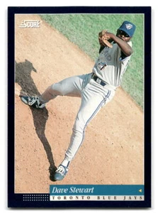 Dave Stewart 1994 Score Baseball #133 Toronto Blue Jays - Picture 1 of 2