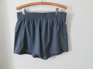 Banana Republic Women's Shorts High Rise Elastic Waist Pull On Blue M - Picture 1 of 6