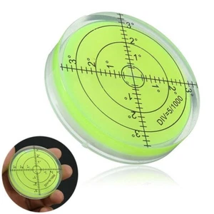 60 mm große Wasserwaage Gradmarkierung Oberfläche kreisförmig messen N516 - Bild 1 von 6