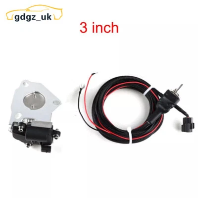 3" / 3inch Electric Exhaust Valve Control Motor Kit with Manual Switch Stainless - Image 1 of 4