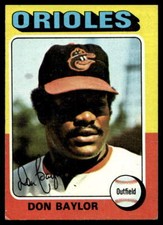 1975 Topps #382 Don Baylor Baltimore Orioles VG-VGEX
