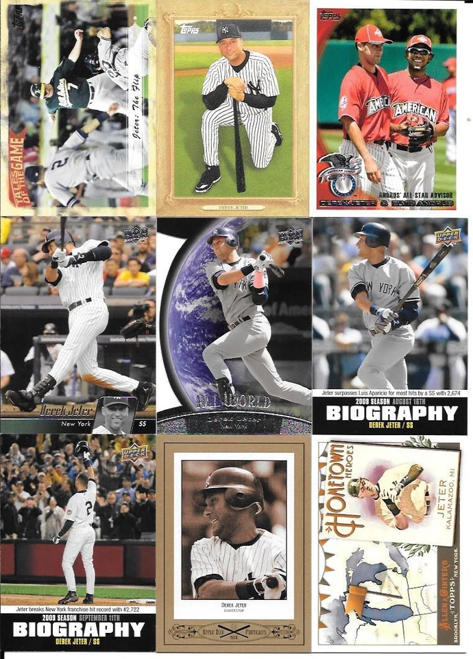 DEREK JETER  2010 UPPER DECK PORTRAITS #SE-58 YANKEES   FREE COMBINED S/H - Image 1 of 1