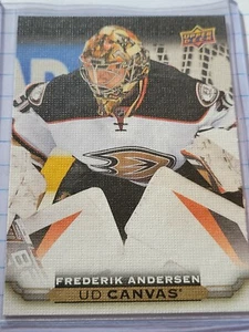2015-16 FREDERIK ANDERSEN UPPER DECK CANVAS PARALLEL #C-122 - Bild 1 von 2