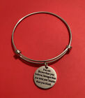 You Are Braver Than You Believe Stainless Steel Cuff Bangle Bracelet x2 G