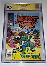 MUPPET BABIES #5 Cast X3 Signed 9.2 Comic RUSSI TAYLOR Autograph CGC Slabbed
