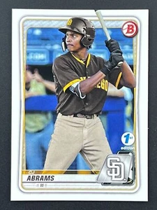 CJ ABRAMS 2020 Bowman 1st Edition #BFE-62 San Diego Padres - Picture 1 of 2