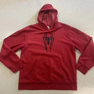 Marvel Youth Spider-Man Hoodie Size Large Loose Threads - Picture 1 of 7
