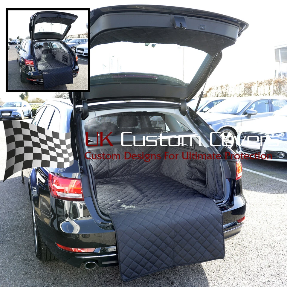 ALFOMBRA ACOLCHADA PARA MALETERO AUDI A4 AVANT PROTECTOR PARA PERROS A MEDIDA (2015 EN ADELANTE) 258 Foto 1 de 4