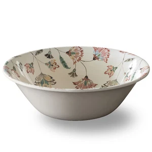 Set of Four (4) Mainstays Brand ~ Melamine Floral Bowl Set ~ Floral Pattern - Picture 1 of 6