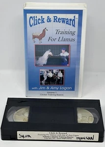 Click & Reward: Training for Lamas Band 1 VHS-Kassette 1997 Clicker Jim Amy Logan - Bild 1 von 3