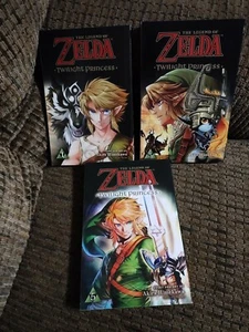 The Legend of Zelda Twilight Princess Manga Band 1, 3 & 5 englische Grafik EUC - Bild 1 von 12