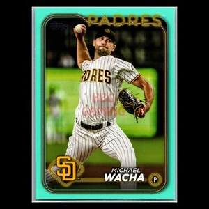 Michael Wacha Aqua Fanatics 2024 Topps Serie 1 San Diego Padres #245 - Foto 1 di 2