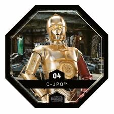 Carte Jeton Cosmic Shells Star Wars Leclerc 2016 N° 4) C-3PO
