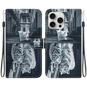 PU Leder Brieftasche Muster Stand Case für iPhone 16 Pro Max 12 11 15 14 13 - Picture 1 of 61