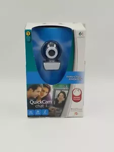 NEW Logitech QuickCam USB 2 Web Cam Video Chat Headset Included 961402-0403 - Picture 1 of 5