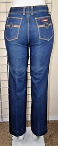 Jordache Horsehead Jeans VTG 70s Blue Straight Leg High Waist Soft Fade Sz 31 - Picture 1 of 18