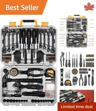 Premium Professional 150 Piece Tool Set - Versatile Home/Auto Repair Kit