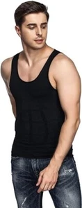 Camiseta sin mangas adelgazante modelador corporal XXXL Odoland para hombre chaleco abdominal compresión térmica - Imagen 1 de 5