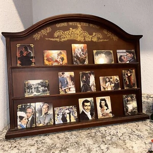 Vom Winde verweht Porzellan Sammelkarten & Holz Display - Hamilton Collection - Bild 1 von 11