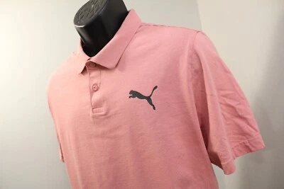 Polo de golf PUMA rosa manga corta rendimiento algodón para hombre talla XL Foto 1 de 4