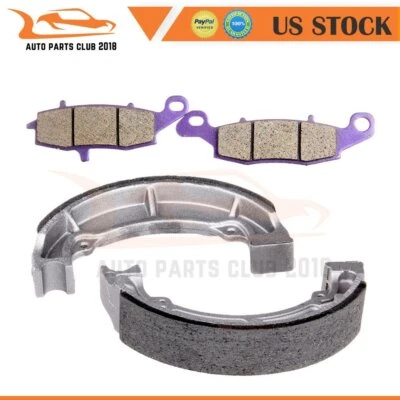 Zapatas de freno delanteras + pastillas de freno traseras para 2000 2001 KAWASAKI W650 (EJ 650 A2/A3/A4) Foto 1 de 4