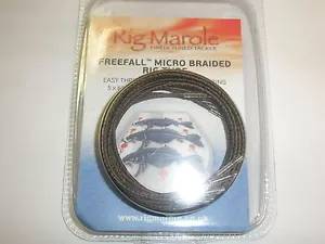 Rig Marole Freefall Micro Braided Tubing 600mm 5pk Brown / Black Carp fishing - Picture 1 of 1