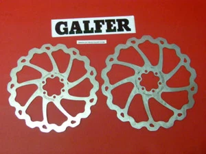 Disques de frein Galfer pour vélo 185mm et 203mm DF0030W1BC DF0040W1BC - Picture 1 of 1