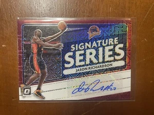 2020-21 Donruss Optic Jason Richardson Red Mojo Prizm Auto Signature Series - Picture 1 of 2