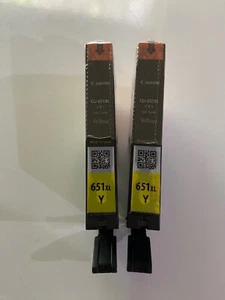 Genuine Canon 651Y XL YELLOW XL - Picture 1 of 2