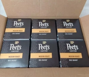 6 Box Peet's Coffee Big Bang Medium Roast K-Cup Pods for Keurig, 6x10ct - 2025 - Picture 1 of 5
