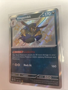 Pokemon Kingambit 187/091 Sv: Paldean Fates Holo Shiny Rare NM Free Shipping - Picture 1 of 2