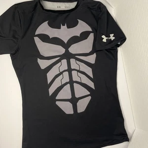 Under Armour Alter Ego Shirt Compression Batman Dark Knight Youth Large - Picture 1 of 5