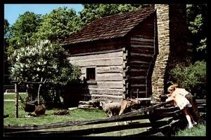 Postcard McGuffey Birthplace, Dearborn, MI - Picture 1 of 2