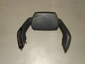 Lamborghini Gallardo Headrest Leather Black Orange Seam 400881902 Headrest Fh - Picture 1 of 5