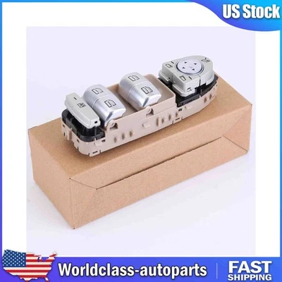 New For Mercedes-Benz E200 Etc. 2017 Front Left Plastic Power Window Switch US - Image 1 of 4