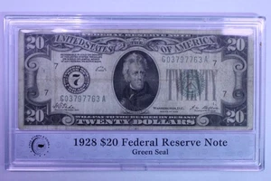 1928 USA Federal Reserve Schein 20 Dollar - Bild 1 von 3