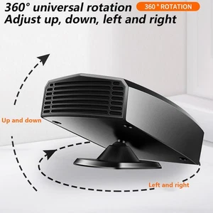 Auto Heizung 12V 150W Tragbar Elektro Heizgebläse Defogger Defroster Demister vH - Bild 1 von 10