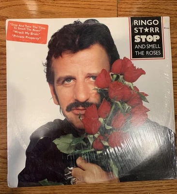 Ringo Starr STOP And Smell the Roses Vinyl LP Record 1981 Vintage W/Hype - Image 1 of 4
