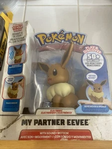 Pokemon My Partner Eevee Elettronico con Suono e Movimento Modellino Giocattolo Interattivo - Foto 1 di 9