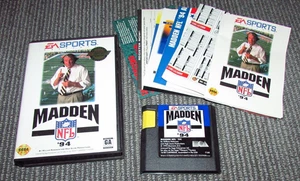Madden NFL 94 for Sega Genesis Complete Fast Shipping! - Picture 1 of 3