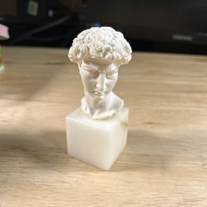 Michelangelo Original David Bust by A. Giannelli Signed Italy 1965 Vintage 6.5" - Picture 1 of 10