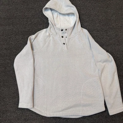 Suéter Kyodan Exterior Mujer M Gris 1/4 Tejido a Presión Sudadera con Capucha Pullover Cabincore Foto 1 de 4