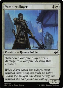 Vampire Slayer C Innistrad: Crimson Vow 43 NM Foil - Picture 1 of 2